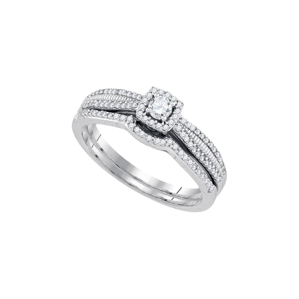 1-3CT-Diamond 1-10CT-CRD BRIDAL SET