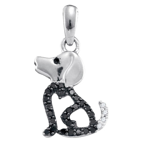 1-8CTW-Diamond FASHION BLACK PENDANT