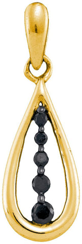 1-8CTW-Diamond BLACK  PENDANT