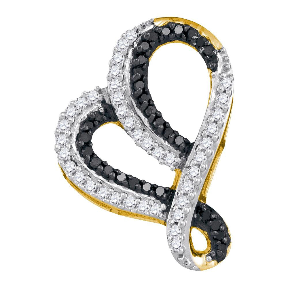 1-5CTW-Diamond BLACK  PENDANT