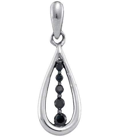 1-8CTW-Diamond BLACK  PENDANT