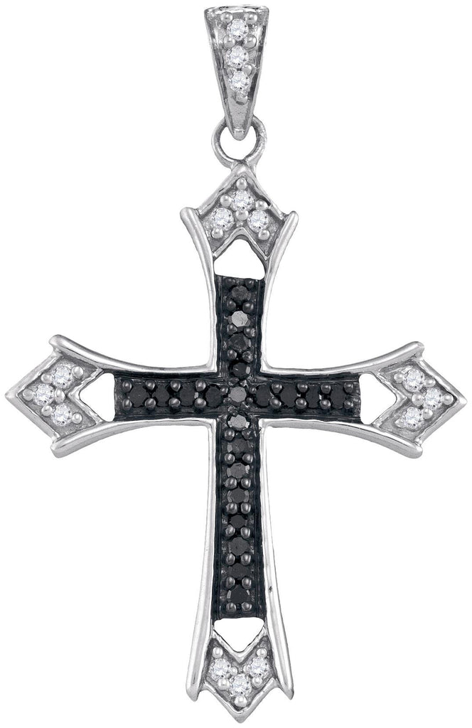 1-5CTW-Diamond CROSS PENDANT