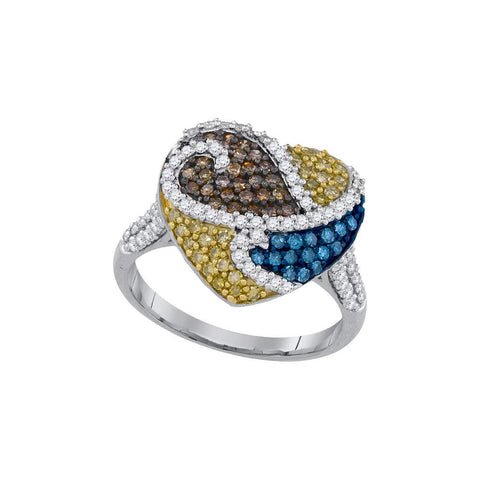 1 CTW-Diamond HEART RING