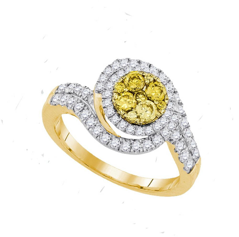 1 CTW-Diamond YELLOW LARISSA  RING