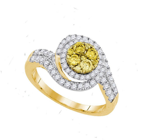 1 CTW-Diamond YELLOW LARISSA  RING