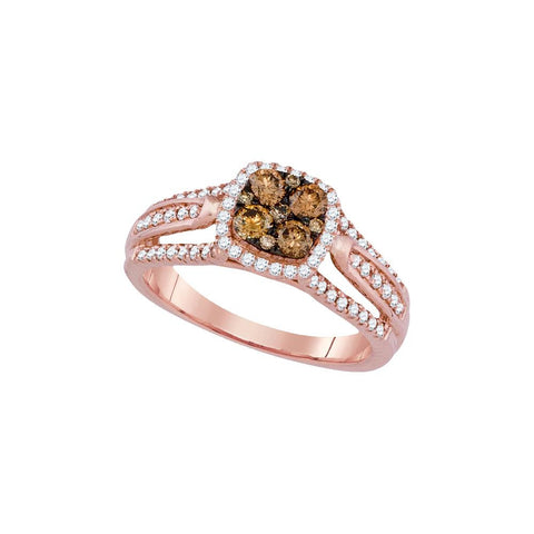 3-4CTW-Diamond LARISSA FASHION BROWN RING