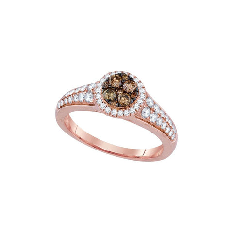 3-4CTW-Diamond BROWN LARISSA  RING