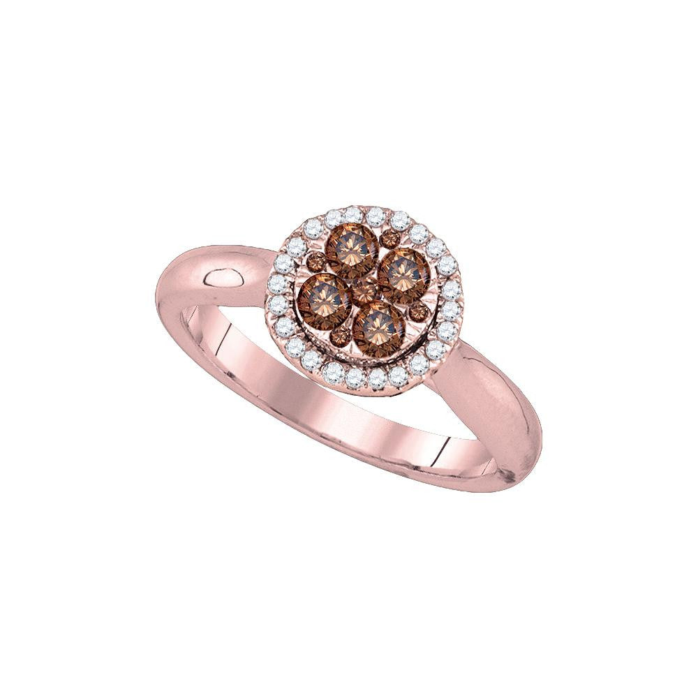 1-2CTW-Diamond FASHION BROWN RING