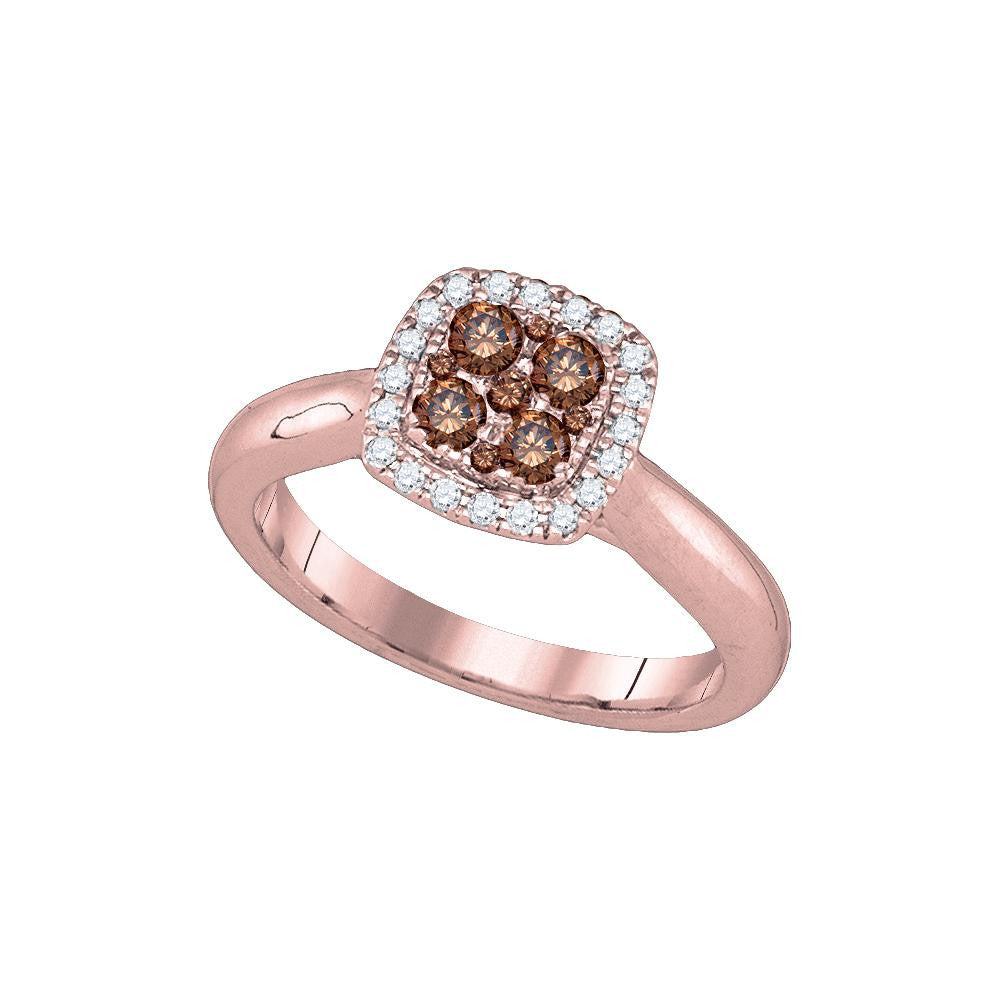 1-2CTW-Diamond FASHION BROWN RING