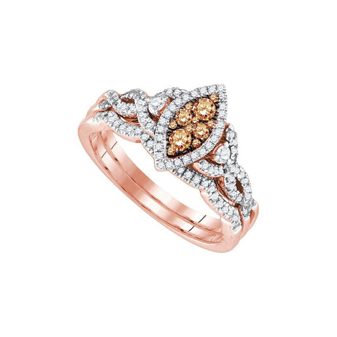 1-2CTW-Diamond BROWN  RING