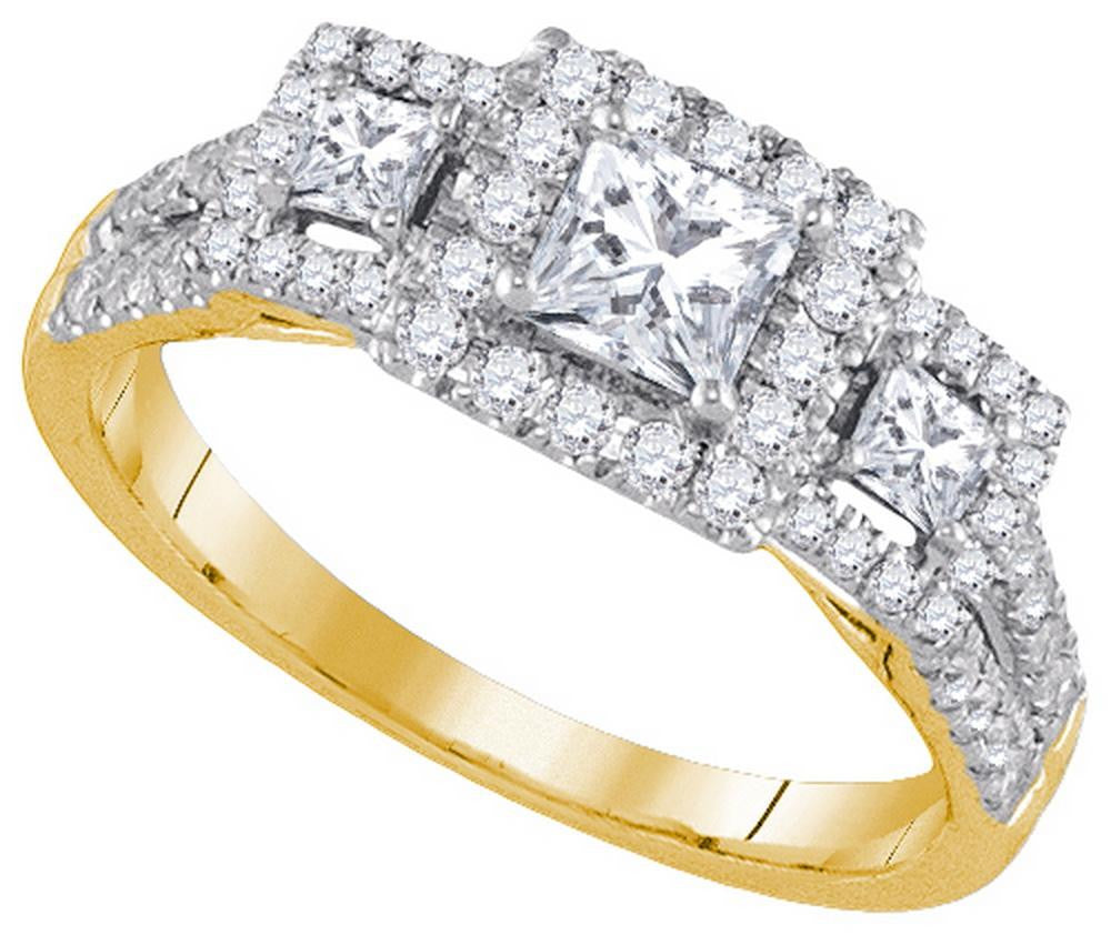 1 CTW-Diamond 3-8CT-CPR BRIDAL RING