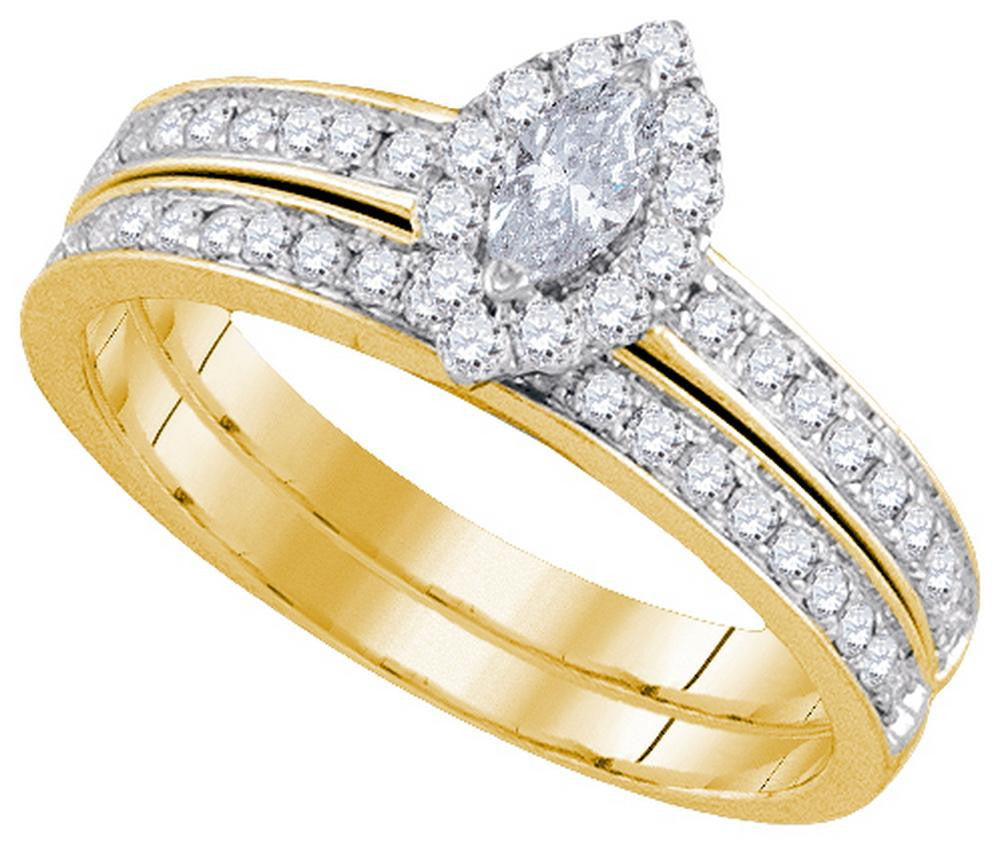 5-8CTW-Diamond 1-6CT-CMQ BRIDAL SET