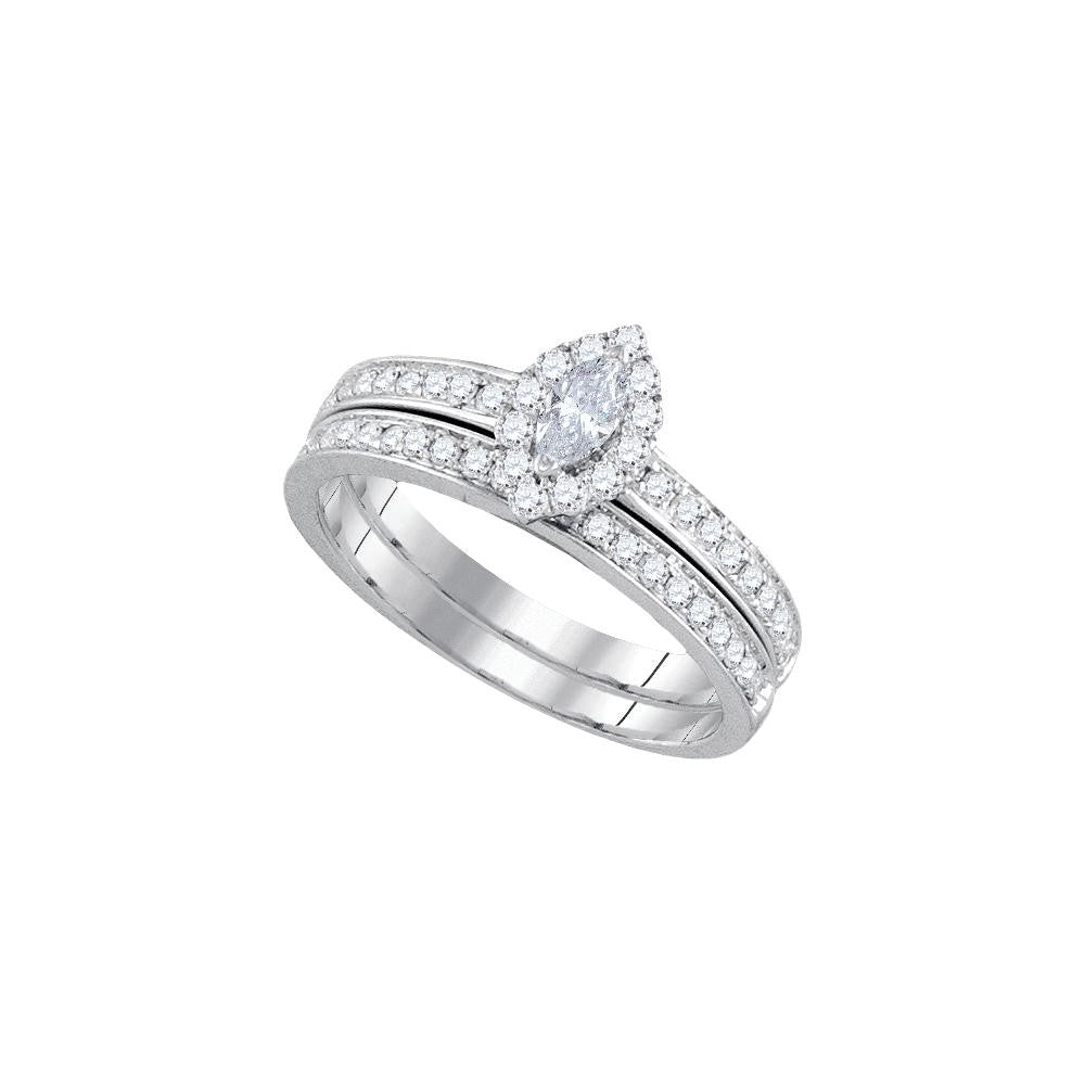 5-8CTW-Diamond 1-6CT-CMQ BRIDAL SET