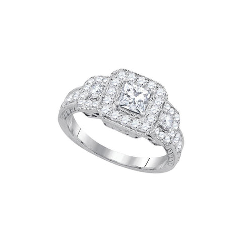 1 1-2CTW-Diamond 1-2CT-CPR BRIDAL RING