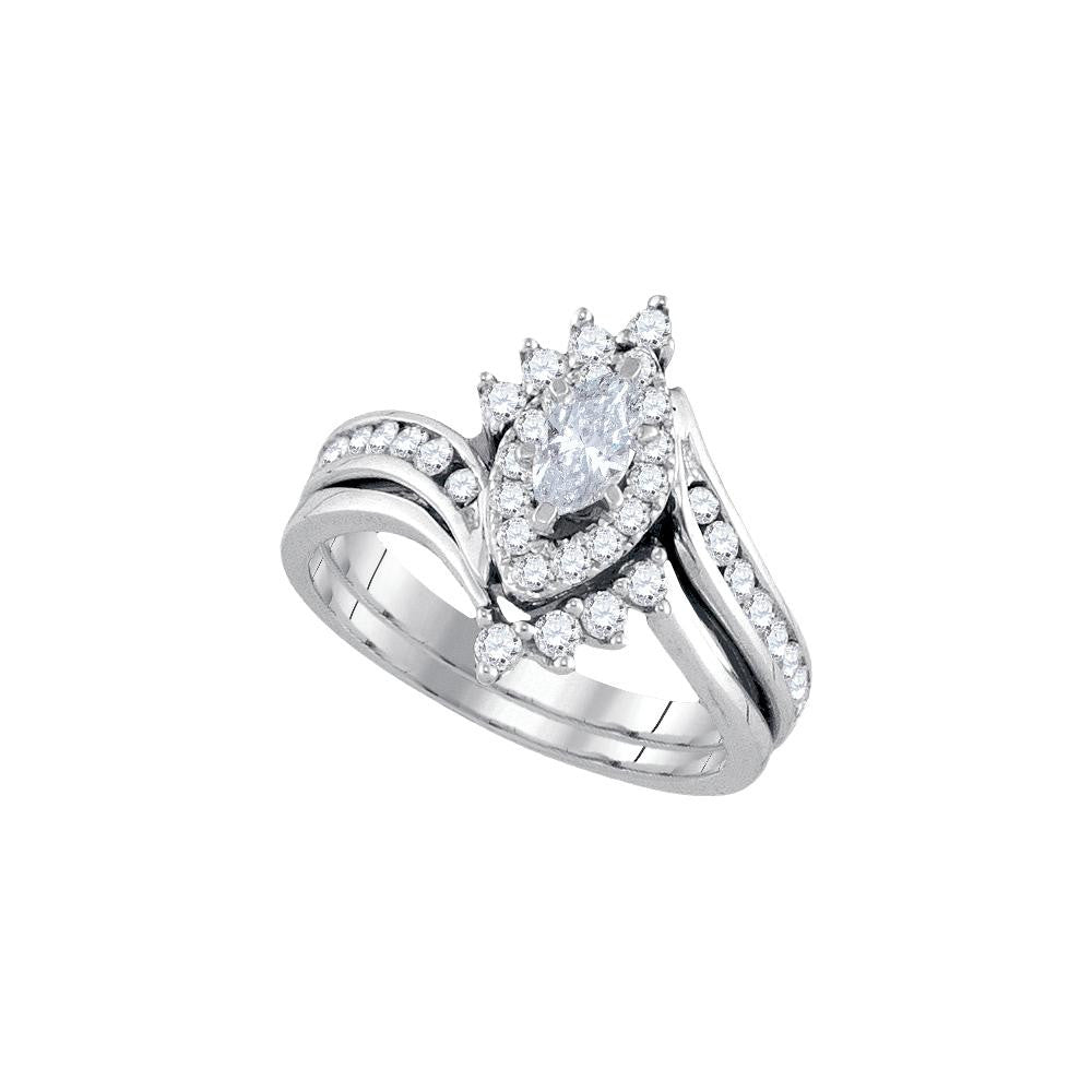 1 CTW-Diamond 1-3CT-CMQ BRIDAL SET