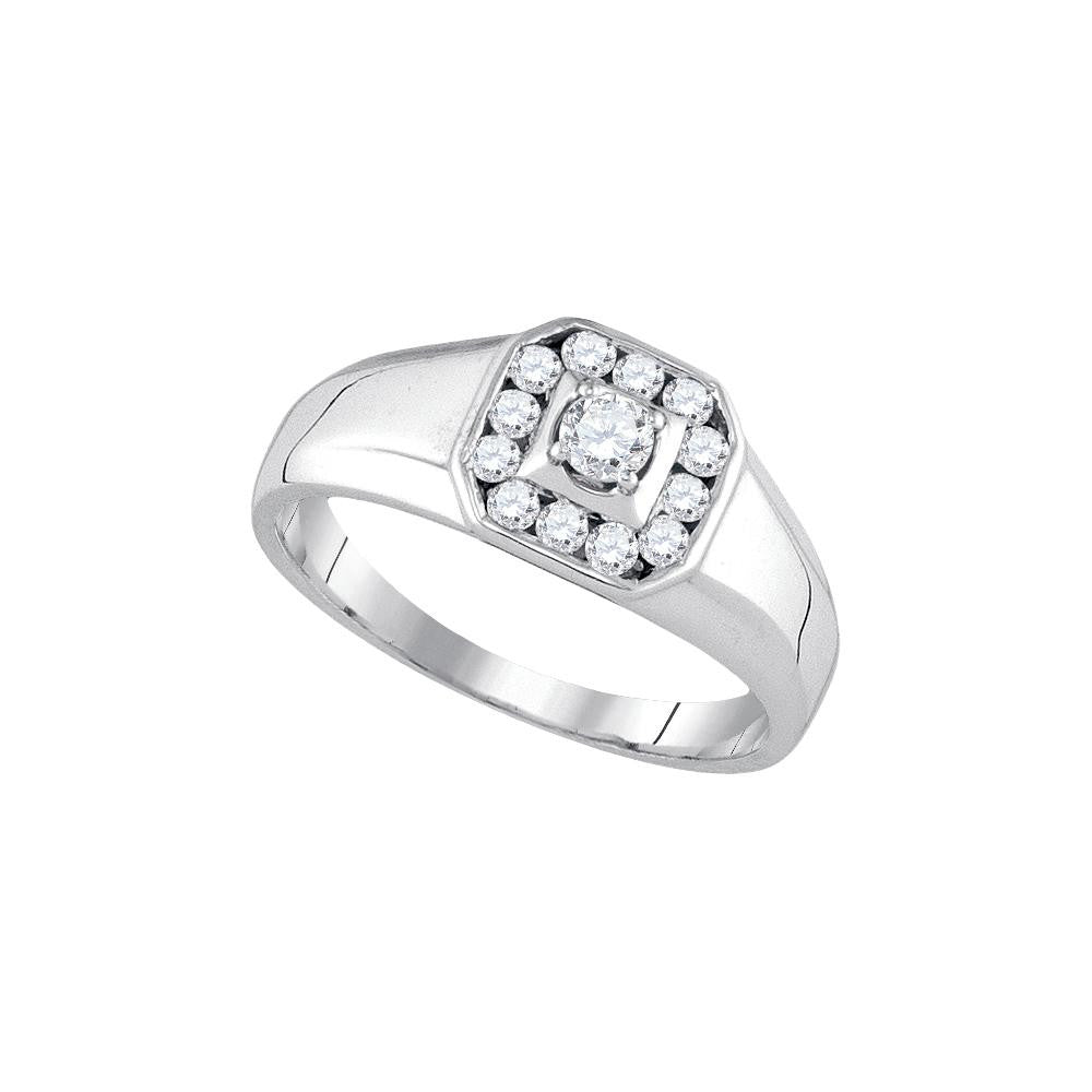 1-2CTW-Diamond MENS RING