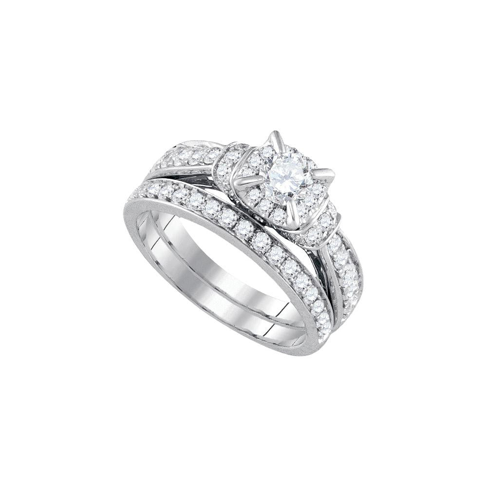 1 1-5CTW-Diamond 3-8CT-CRD BRIDAL SET