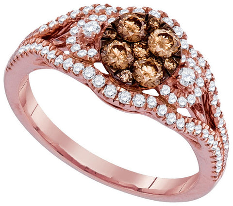 3-4CTW-Diamond BROWN  RING