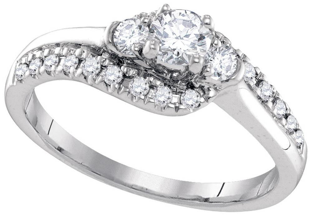 1-2CTW-Diamond 1-5CT-CRD BRIDAL RING