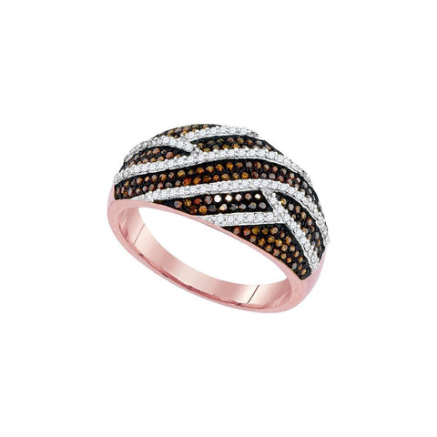 5-8CTW-Diamond MICRO-PAVE RED RING