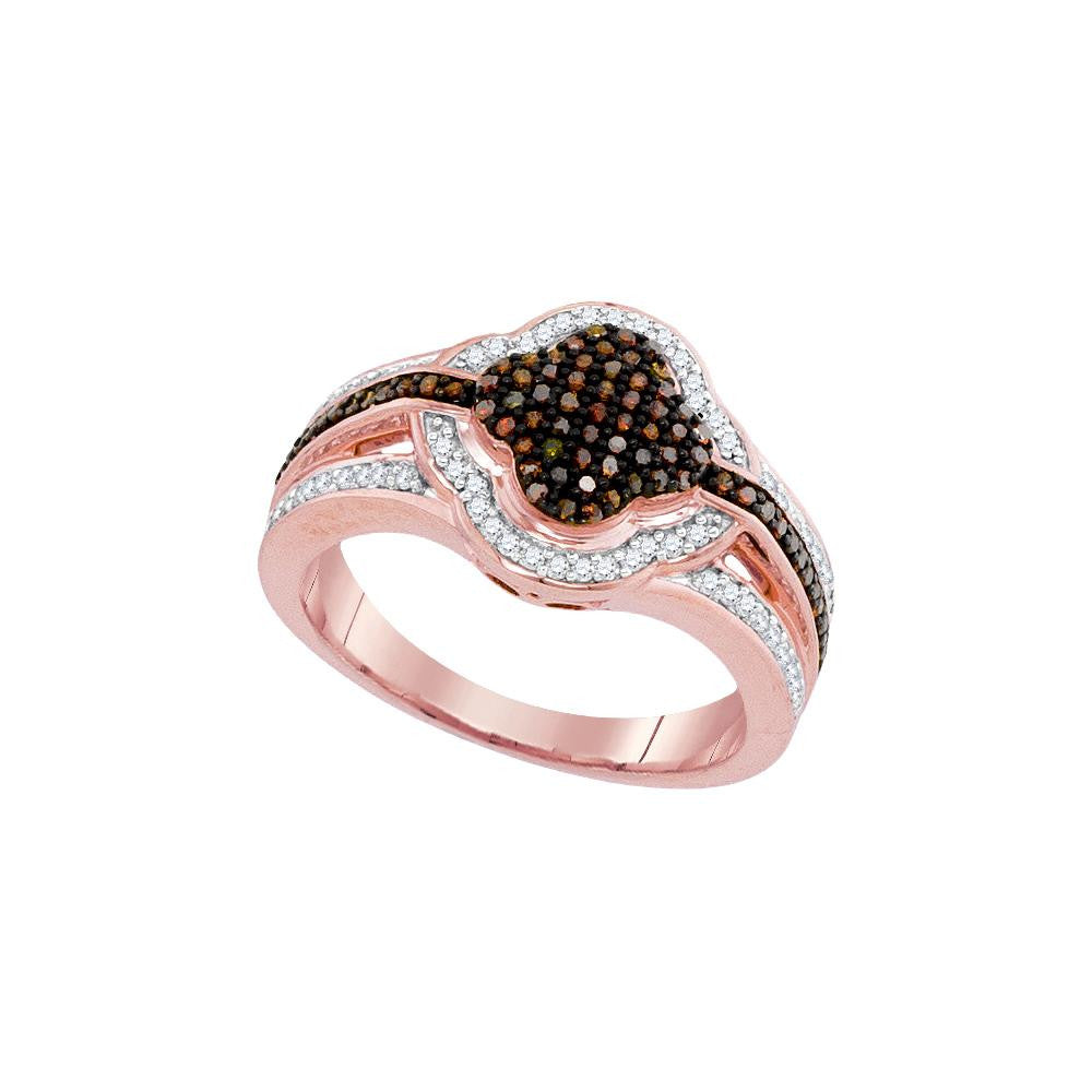 1-2CTW-Diamond MICRO-PAVE RED RING