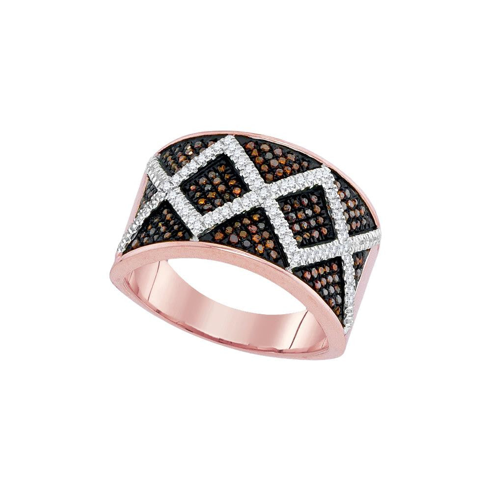 1-2CTW-Diamond MICRO-PAVE RED RING