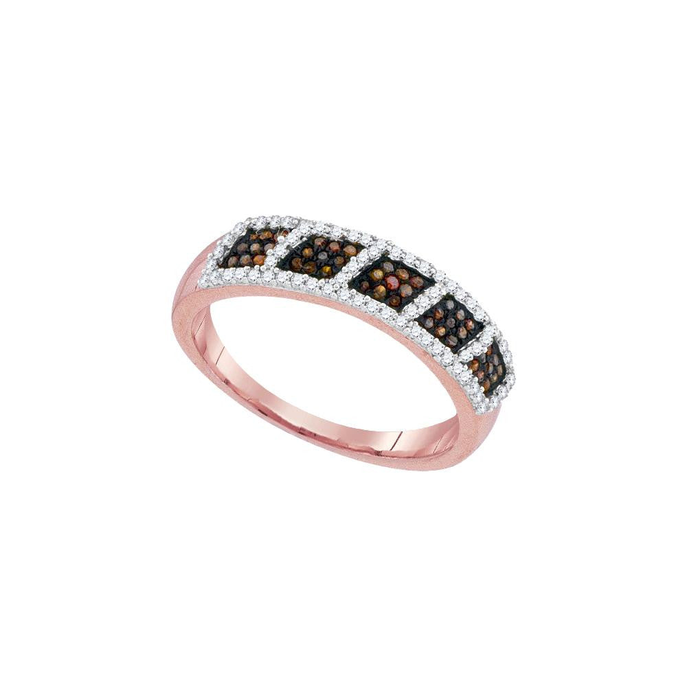 1-3CTW-Diamond RED MICRO-PAVE RING