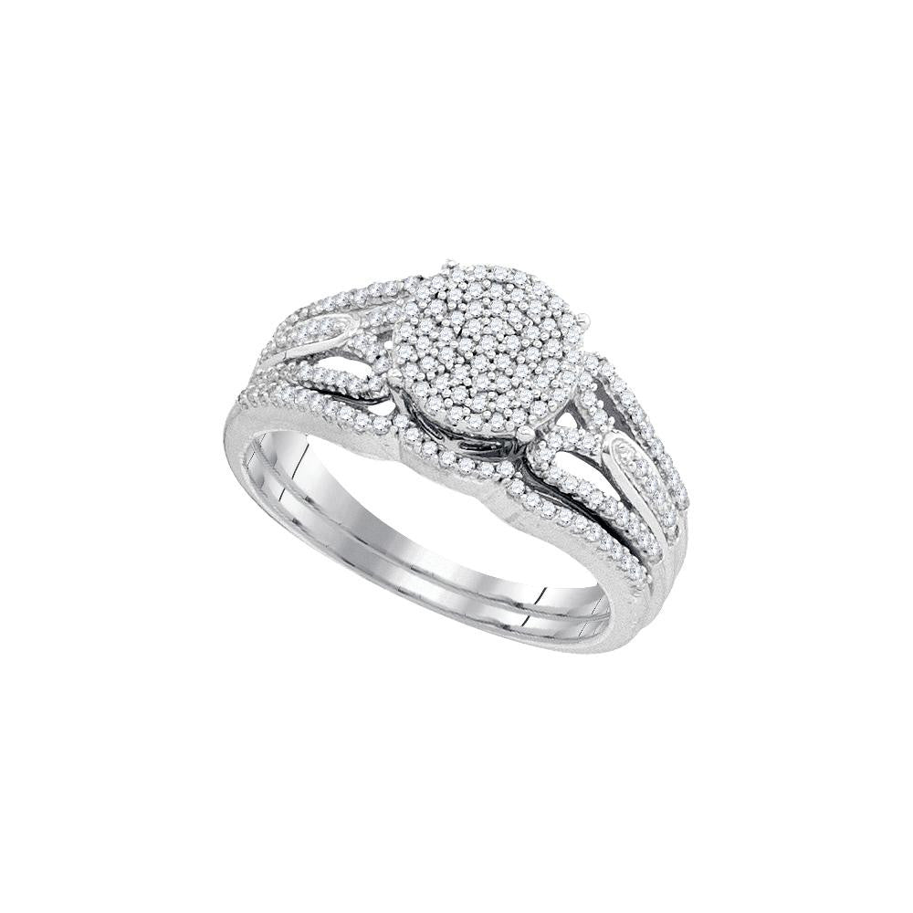 3-8CTW-Diamond MIRO-PAVE BRIDAL SET