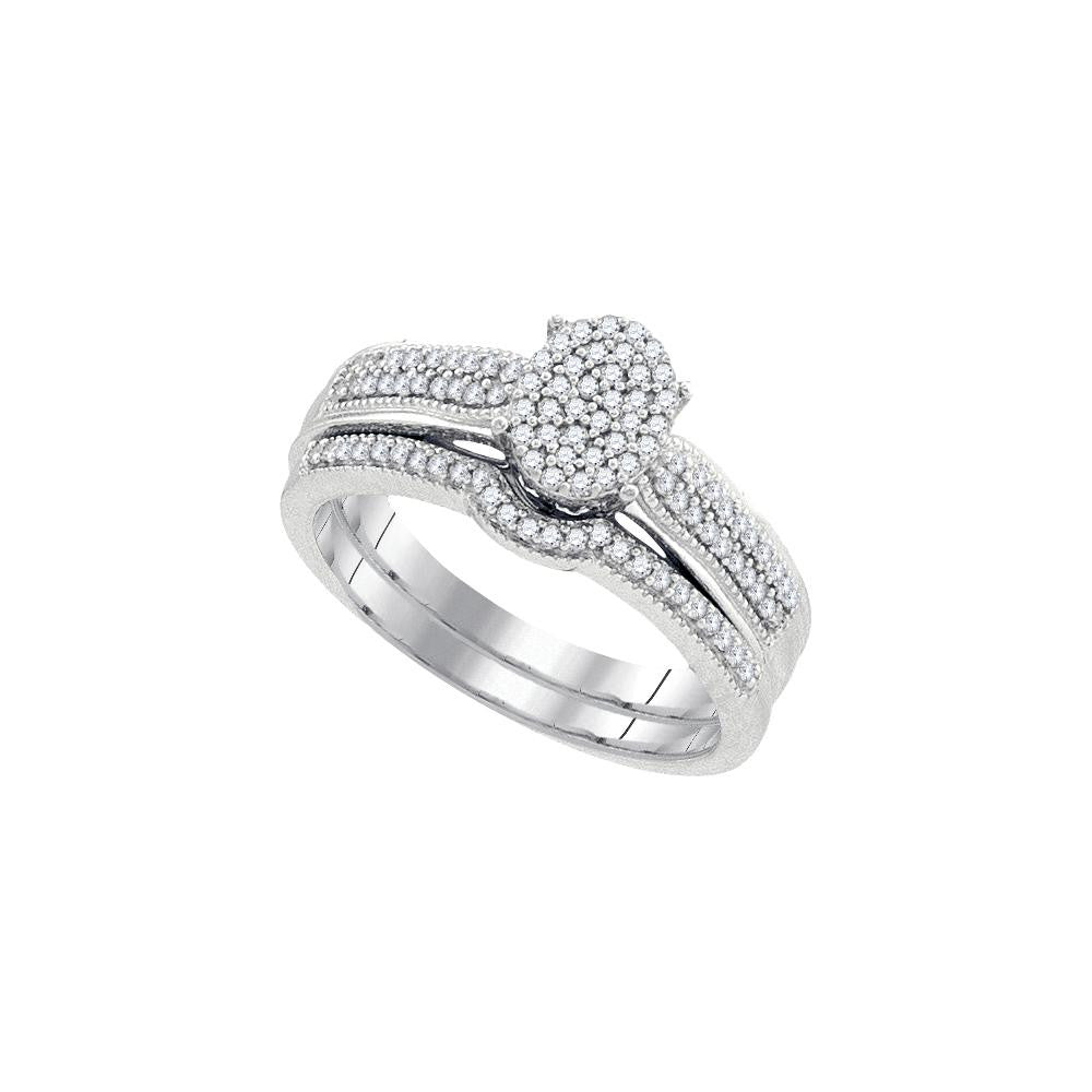 1-3CTW-Diamond MIRO-PAVE BRIDAL SET