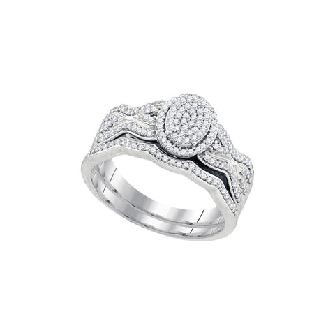 3-8CTW-Diamond MIRO-PAVE BRIDAL SET