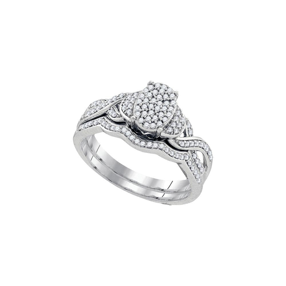 1-3CTW-Diamond MIRO-PAVE BRIDAL SET