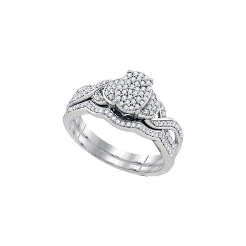 1-3CTW-Diamond MIRO-PAVE BRIDAL SET