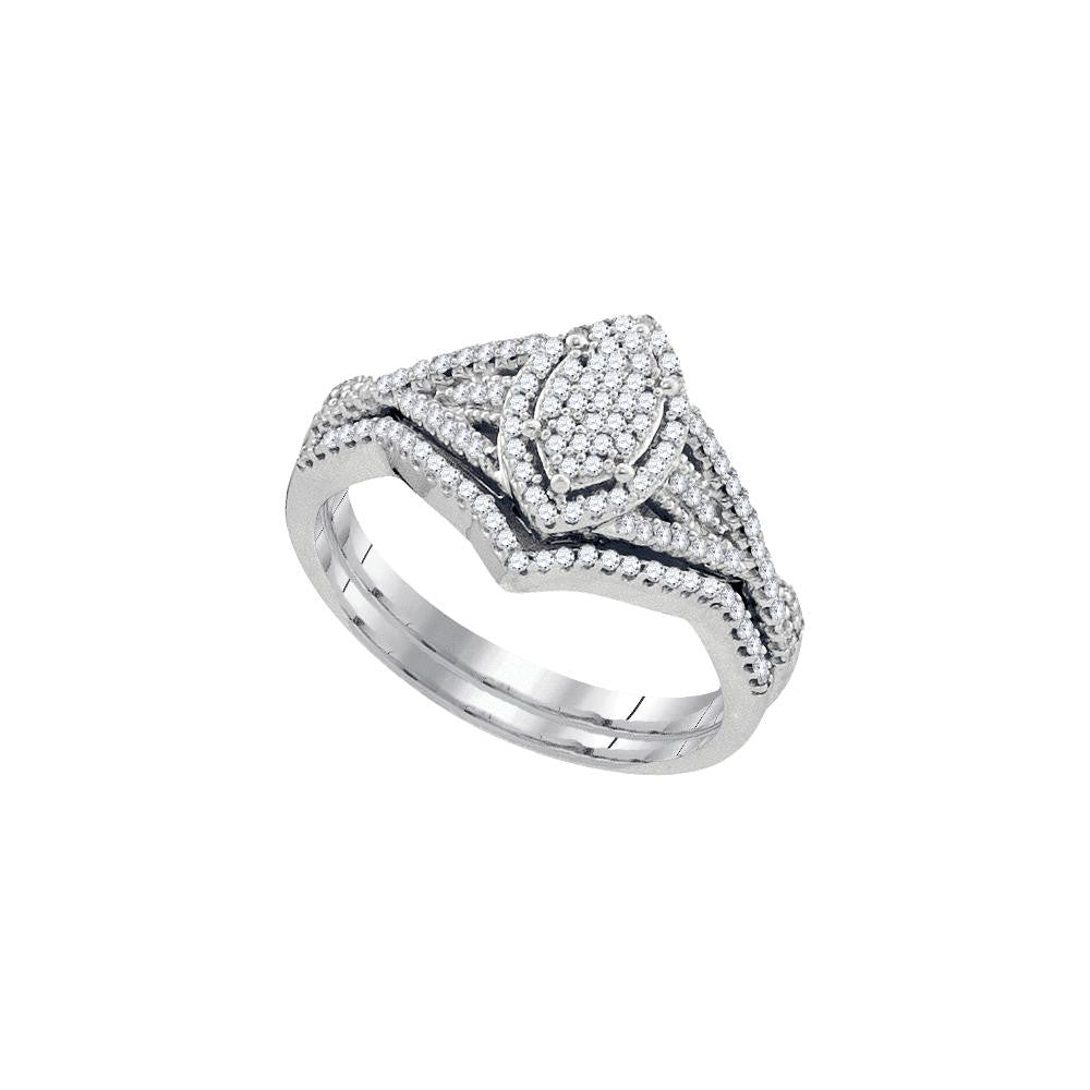 1-3CTW-Diamond MIRO-PAVE BRIDAL SET