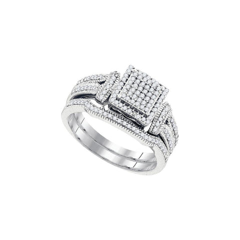 3-8CTW-Diamond MIRO-PAVE BRIDAL SET