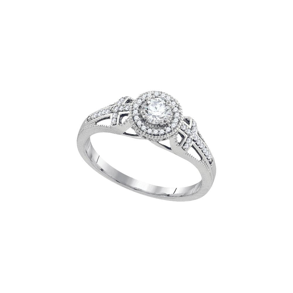 3-8CT-Diamond 1-4CT-CRD BRIDAL RING