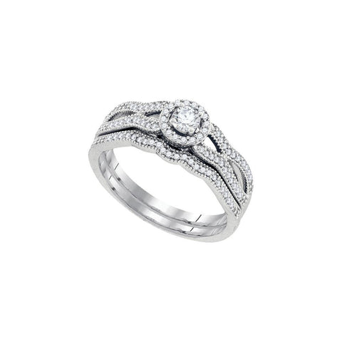 3-8CT-Diamond 1-6CT-CRD BRIDAL SET