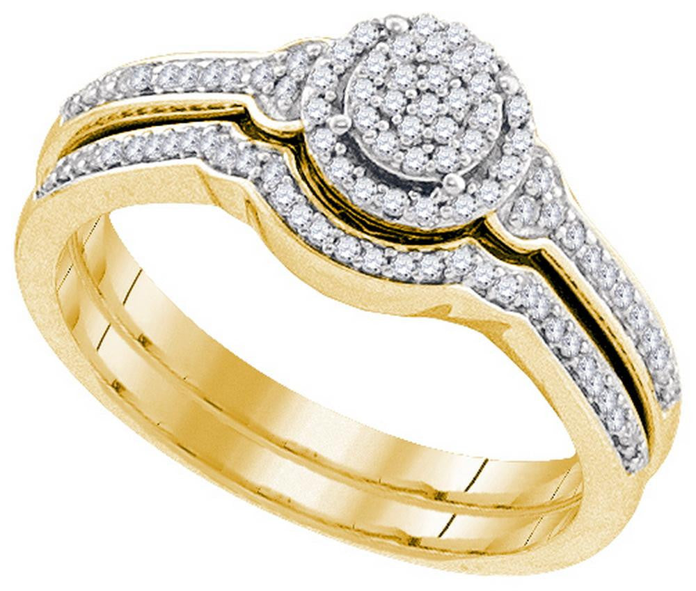 1-4CTW-Diamond MIRO-PAVE BRIDAL SET