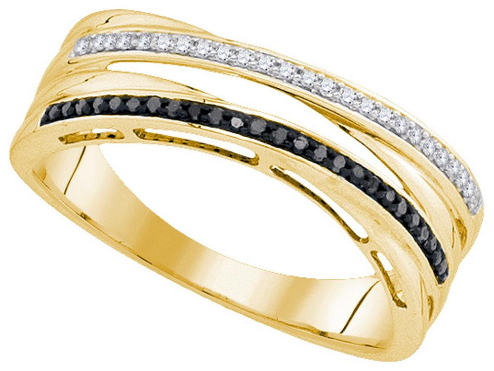 1-6CTW-Diamond FASHION BLACK RING