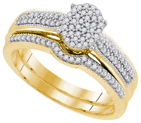 1-3CTW-Diamond MIRO-PAVE BRIDAL SET