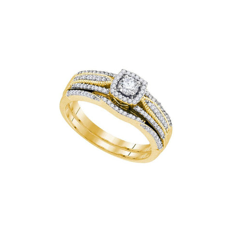 3-8CT-Diamond 1-6CT-CRD BRIDAL SET