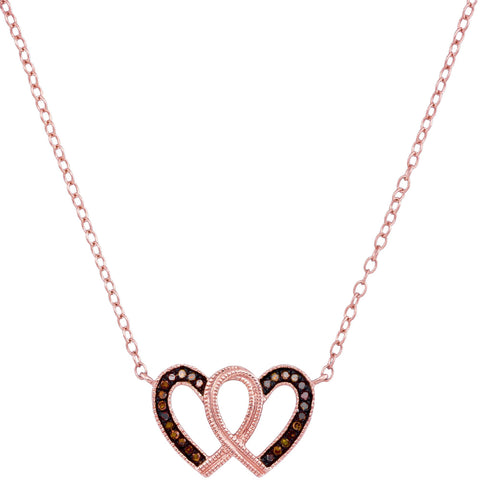 1-10CTW-Diamond HEART NECKLACE