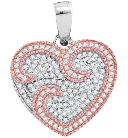 1-3CTW-Diamond HEART PENDANT