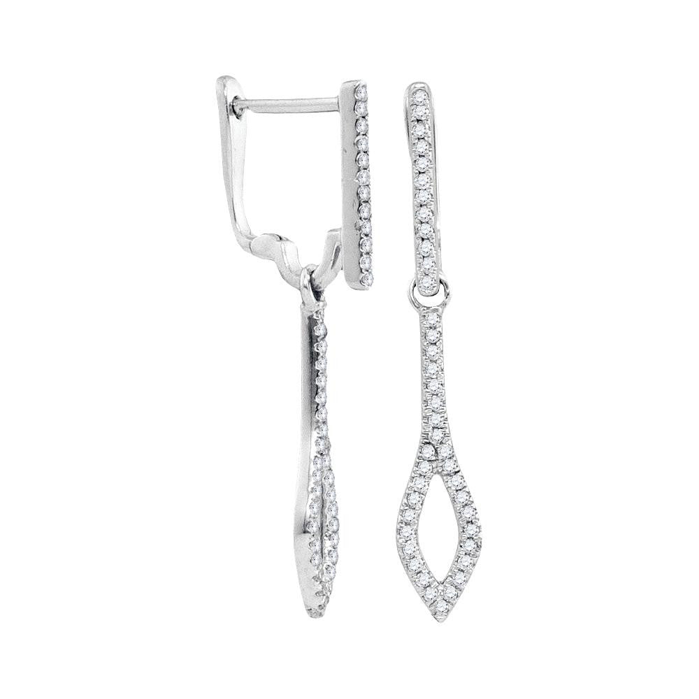 1-4CTW-Diamond MICRO-PAVE EARRING