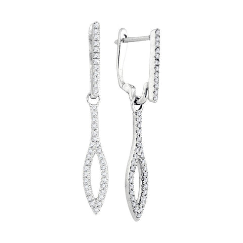 1-4CTW-Diamond MICRO-PAVE EARRING