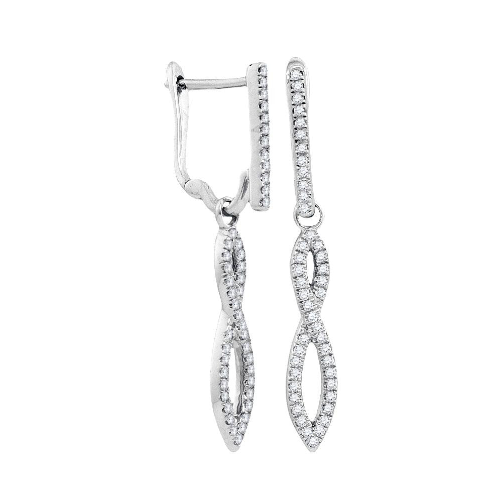 1-4CTW-Diamond MICRO-PAVE EARRING