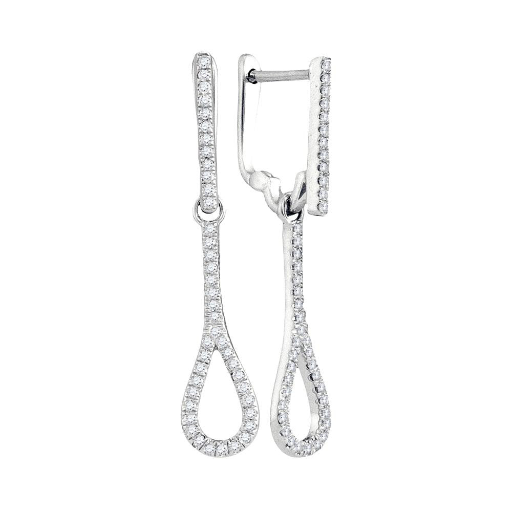 1-4CTW-Diamond MICRO-PAVE EARRING