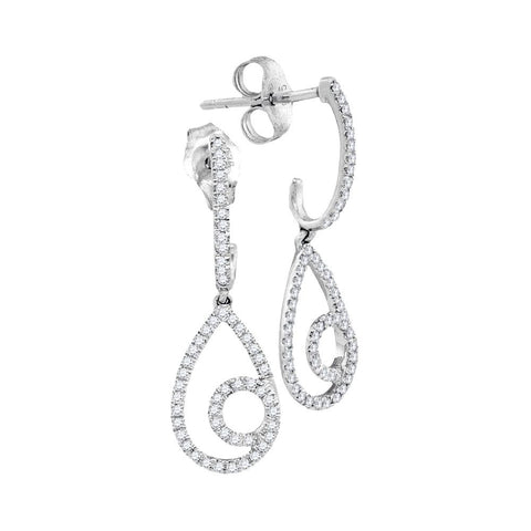 1-4CTW-Diamond MICRO-PAVE EARRING