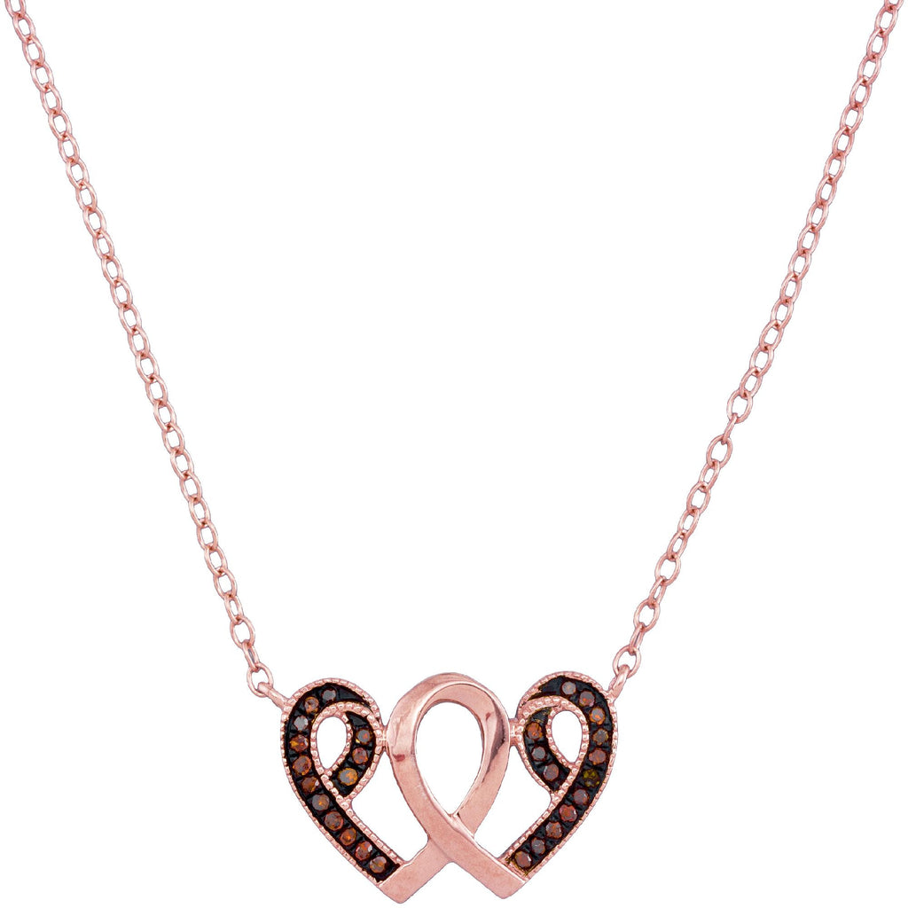 1-10CTW-Diamond HEART NECKLACE