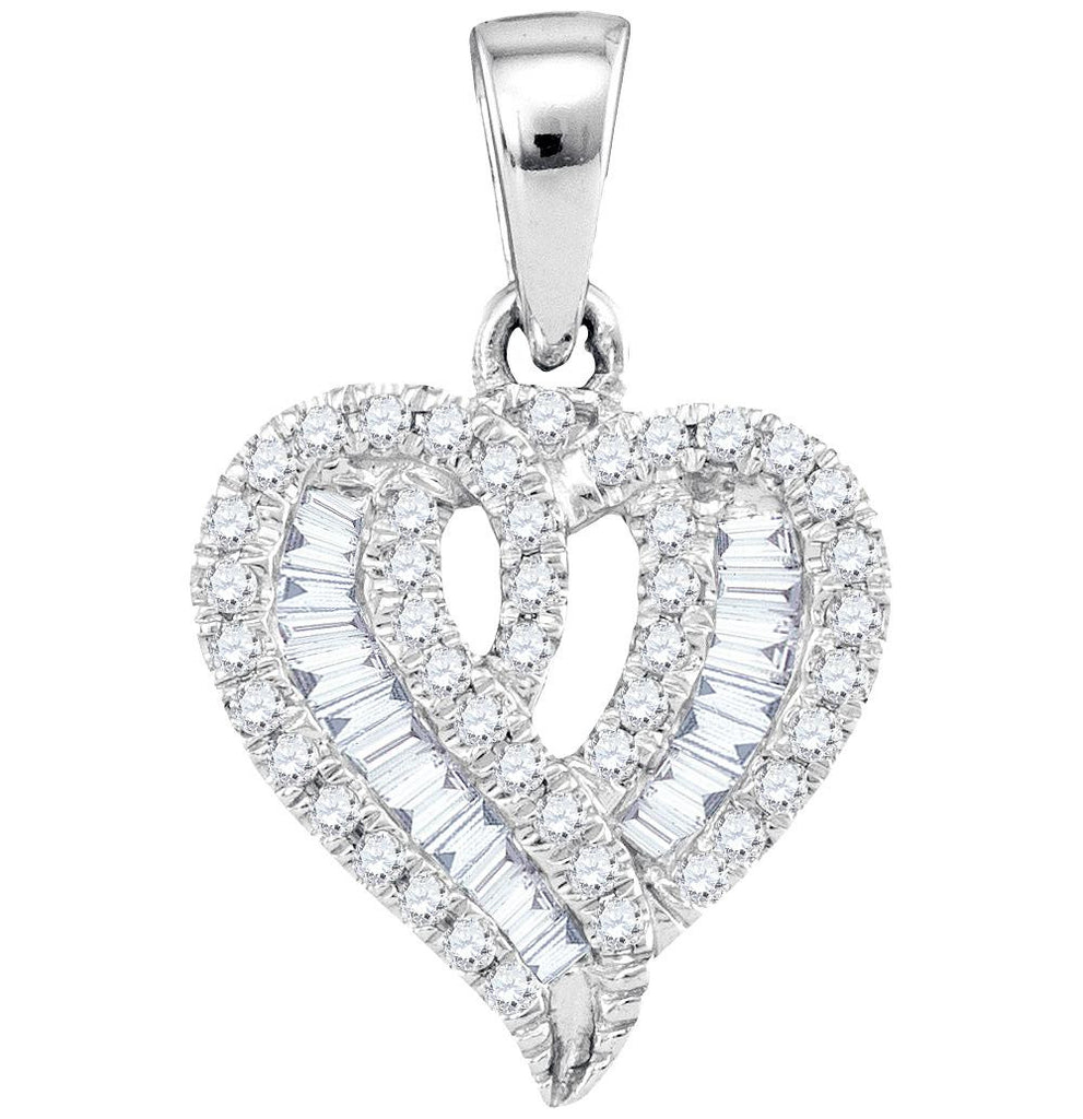 1-5CTW-Diamond HEART PENDANT