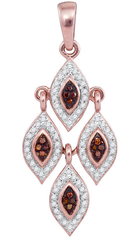 1-4CTW-Diamond FASHION RED PENDANT